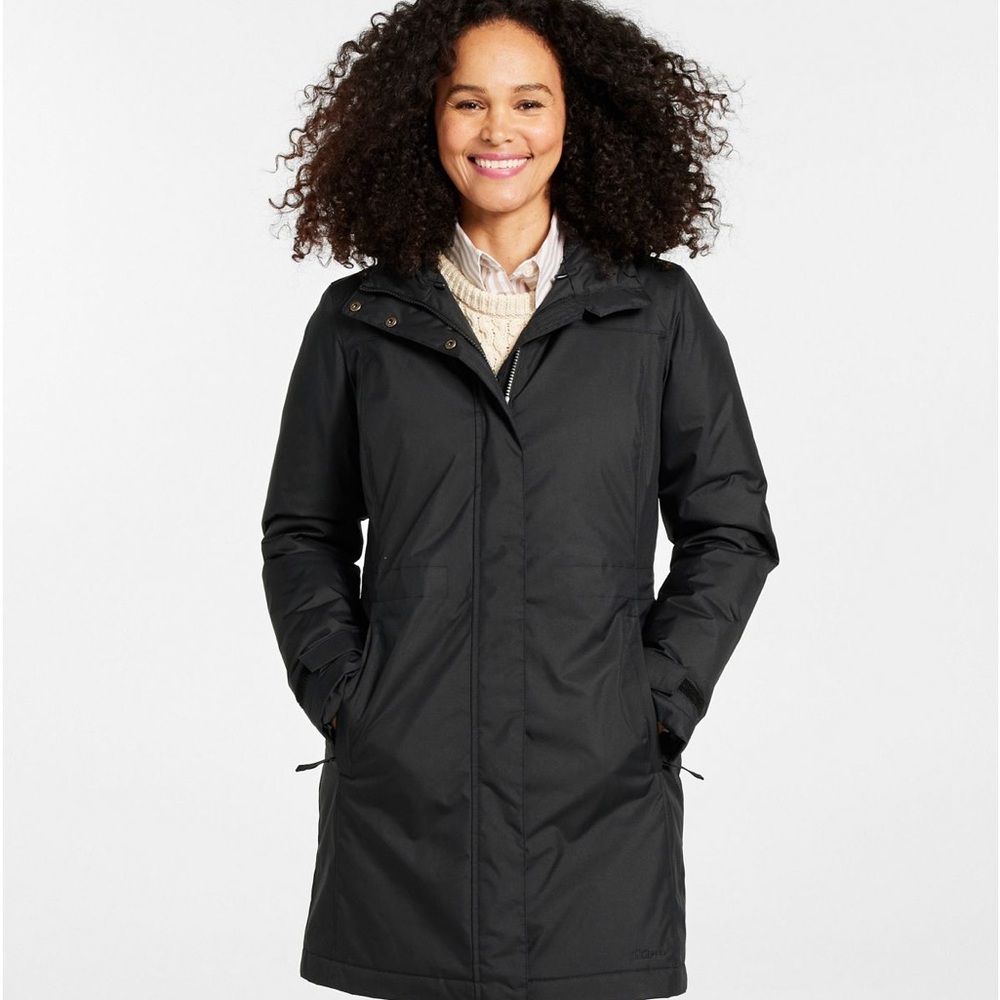 LL Bean Winter Warmer Fleece Lined Coat - Picture 11 of 12